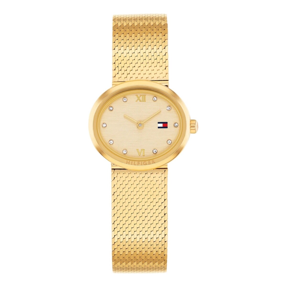 Reloj Tommy Hilfiger 1782847 para dama con correa de acero - Dorado 