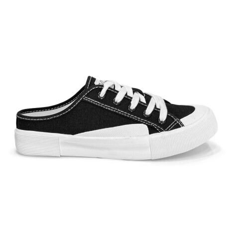 Calzado North Sails Zueco Urbano Champion Lona Casual Negro