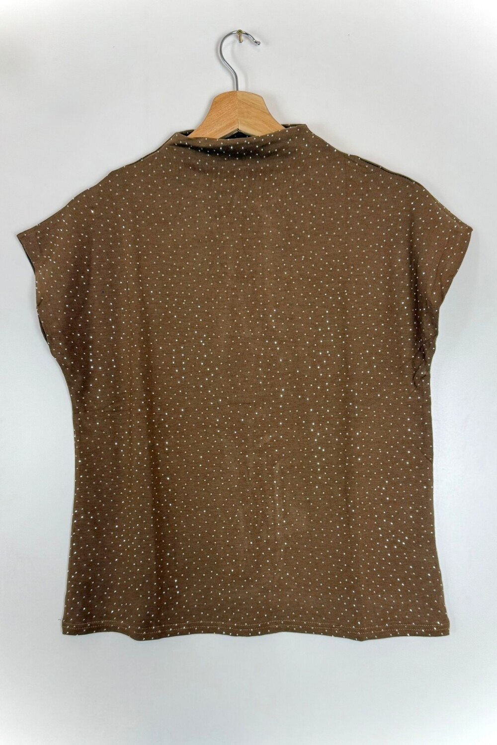 BLUSA CALADA NODE CAMEL