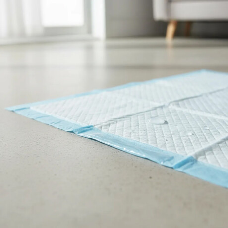 Pañal Entrenamiento Mascotas Absorbentes XL X40 Unidades Blanco/celeste