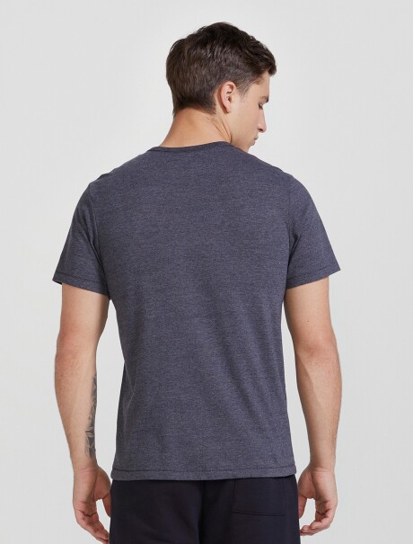 CAMISETA MANGA CORTA SLIM GRIS OSCURO