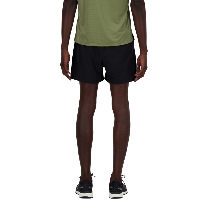 Short New Balance de Hombre - 5 INCH LINED - MS41230BK BLACK