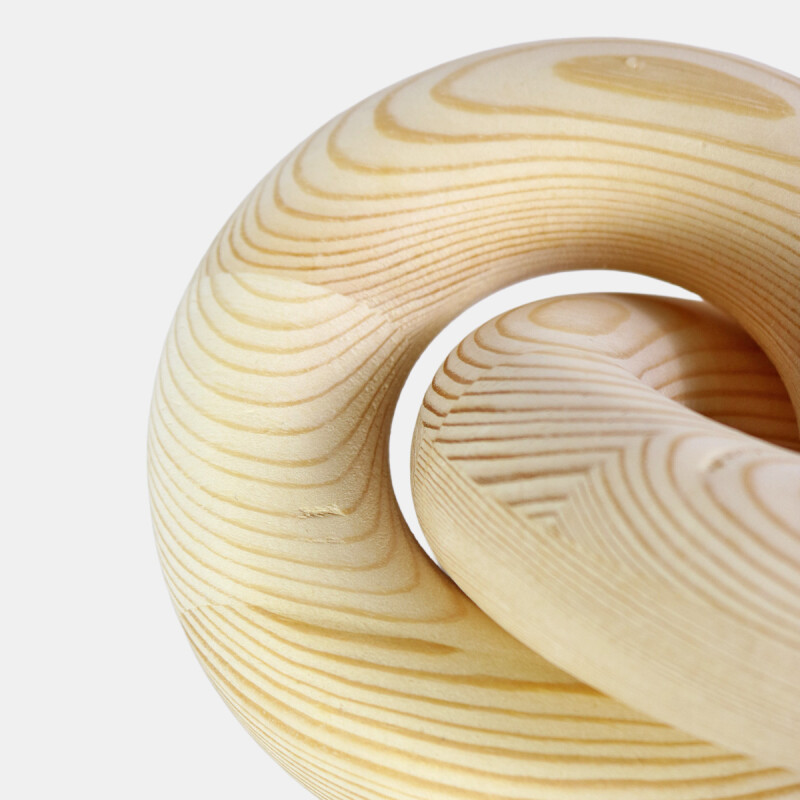 FIGURA MADERA NUDO BEIGE CL 14CM Unica