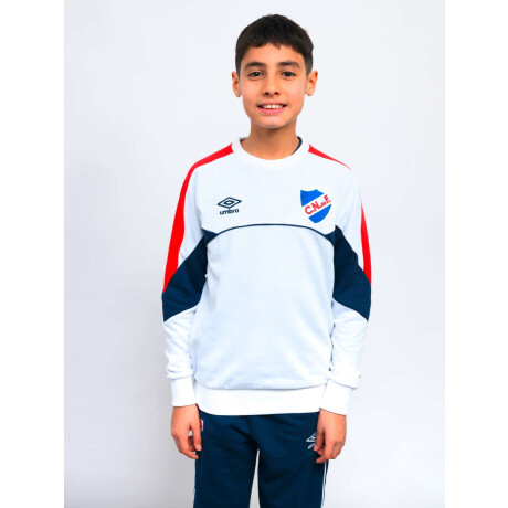 Abrigo Buzo Media larga de Niños Blanco