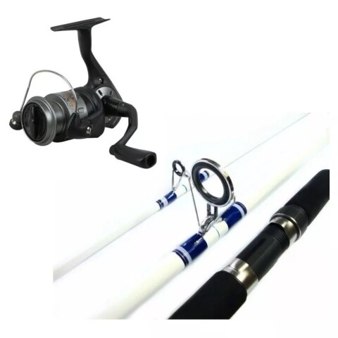 Combo Pesca Okuma 3,90 Mts 3 Tramos + Reel Okuma Combo Pesca Okuma 3,90 Mts 3 Tramos + Reel Okuma