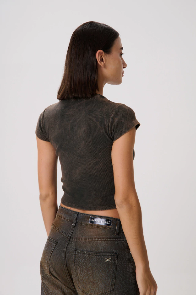 REMERA RAIN Marron