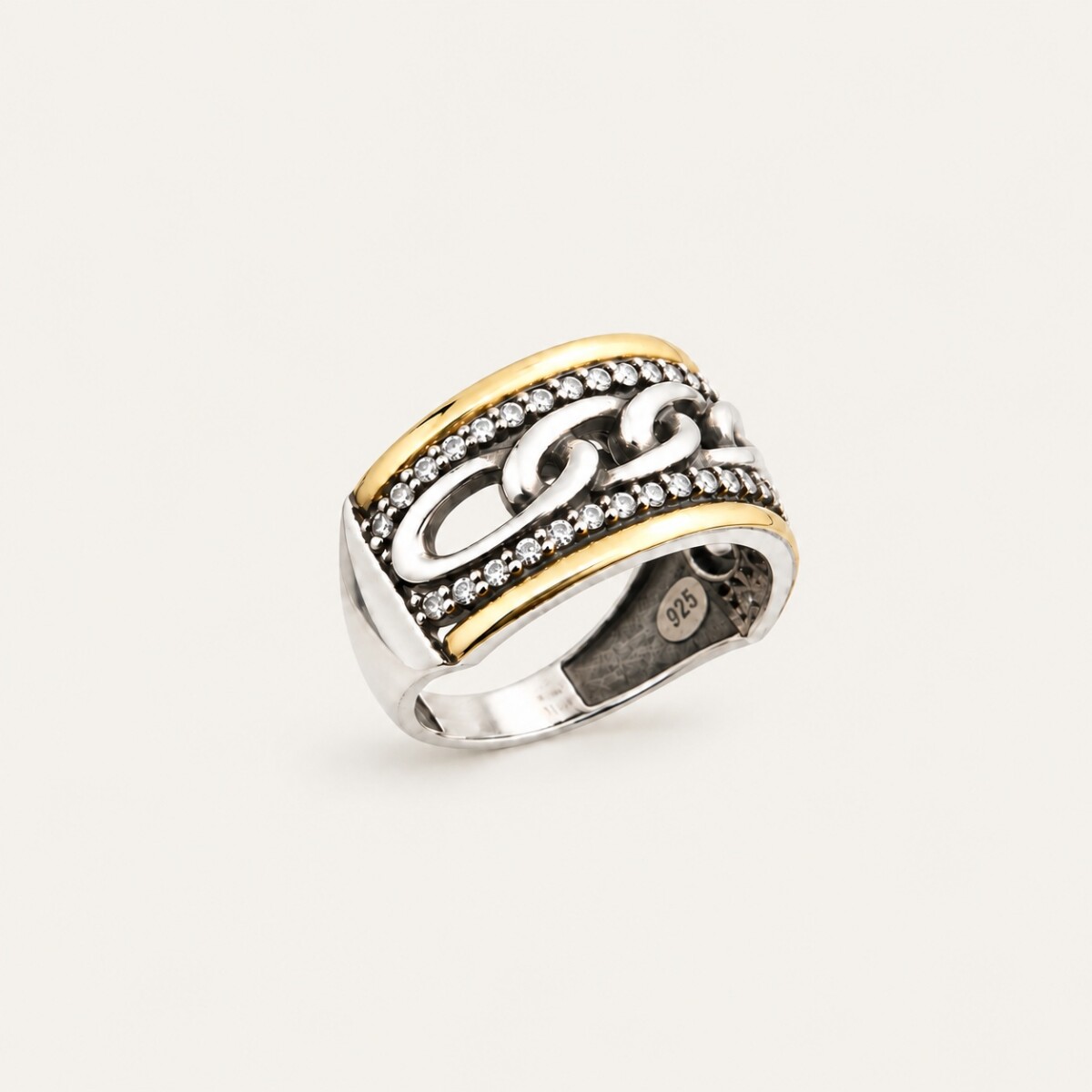 Anillo Lucrezia - Plata y Oro 