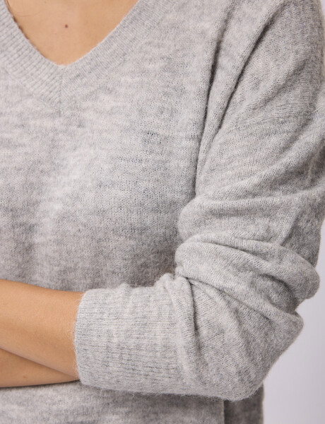 Sweater alpaca Uster gris