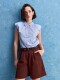SHORT LAIKA Marrón Corteza
