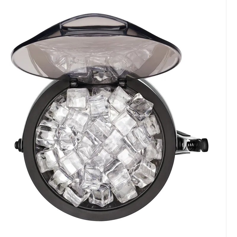 Hielera de acero inoxidable, con balde de policarbonato y pinza. Capacidad 3.78 lts Oxo Hielera de acero inoxidable, con balde de policarbonato y pinza. Capacidad 3.78 lts Oxo