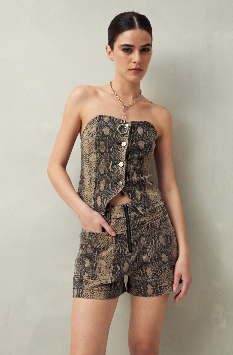 SHORT MORRIS - Animal Print 