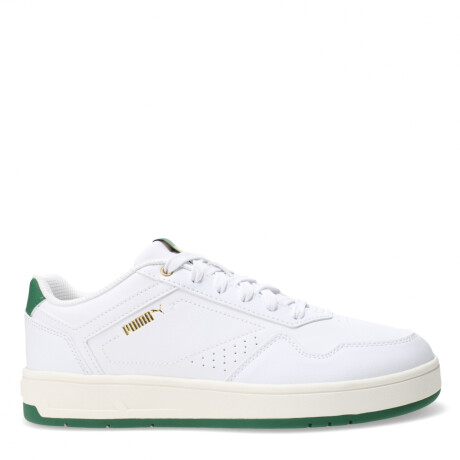 Championes de Hombre Puma Court Classic Blanco - Verde - Dorado