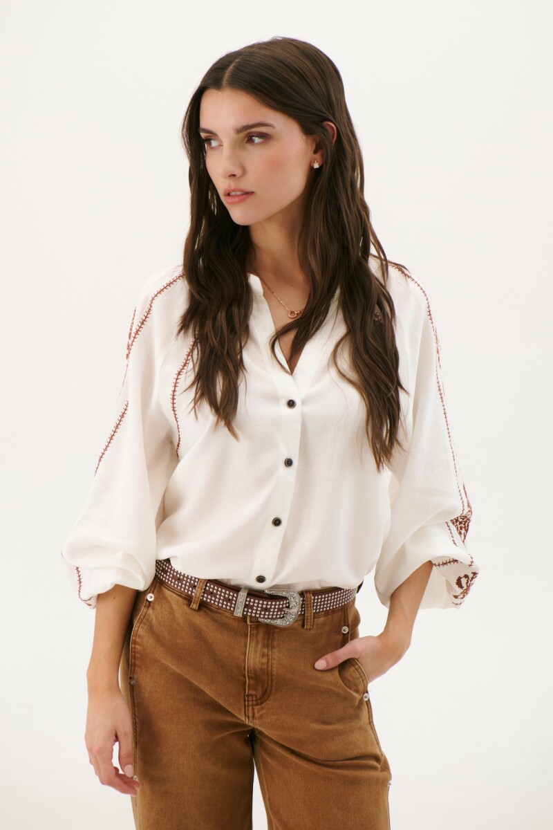 CAMISA INDI BLANCO