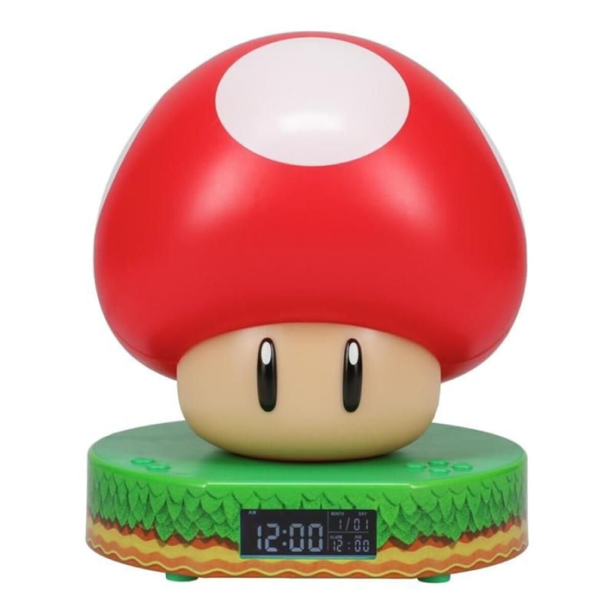 Reloj Despertador Super Mario - Super Mushroom Digital Alarm Clock 