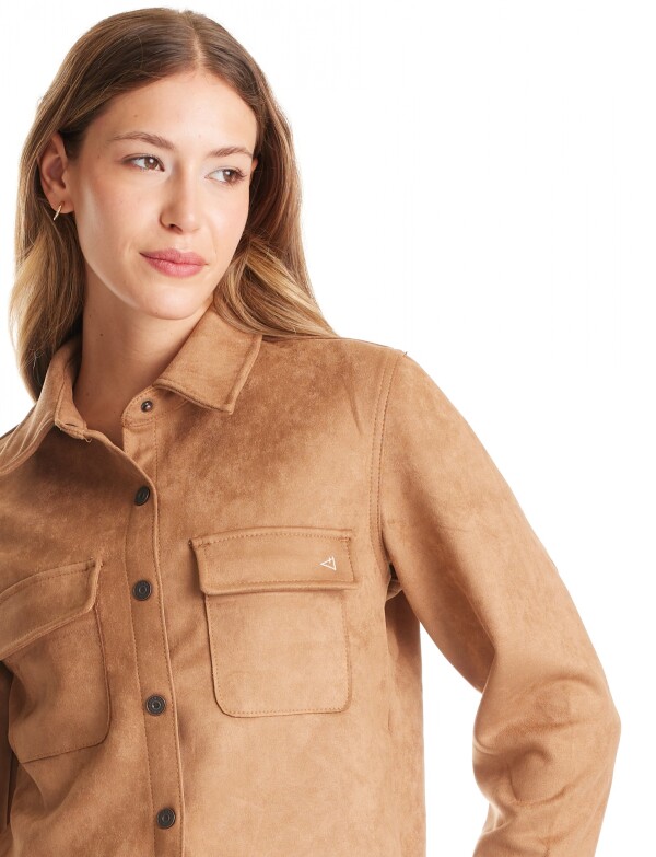 Chaqueta Suede TOSTADO