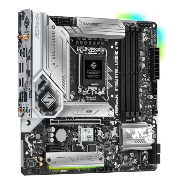 Placa Madre Asrock B760m Steel Legend Wifi Intel MOTHERBOARD ASROCK B760M ST LEGEND WIFI