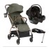 Travel system JOY KIKKABOO ISOFIX green army