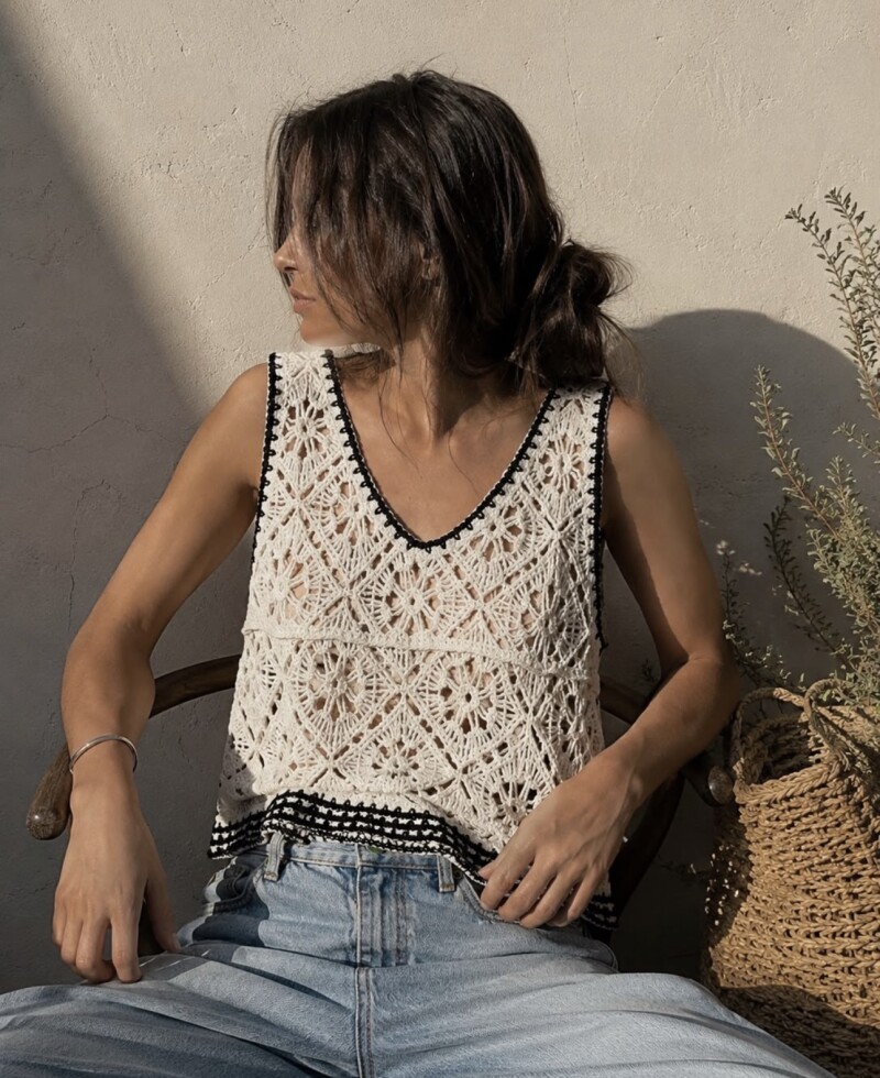 Blusa Clara crudo