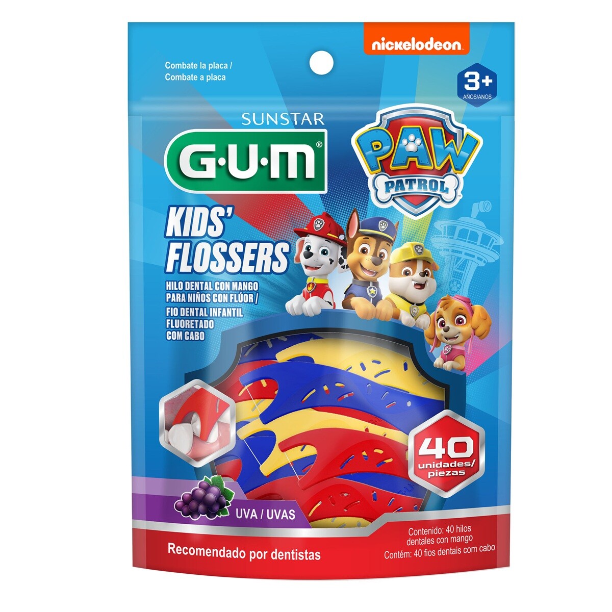 Portahilos Gum Paw Patrol 40 Uds. 