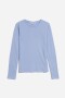 Remera cuello redondo CELESTE