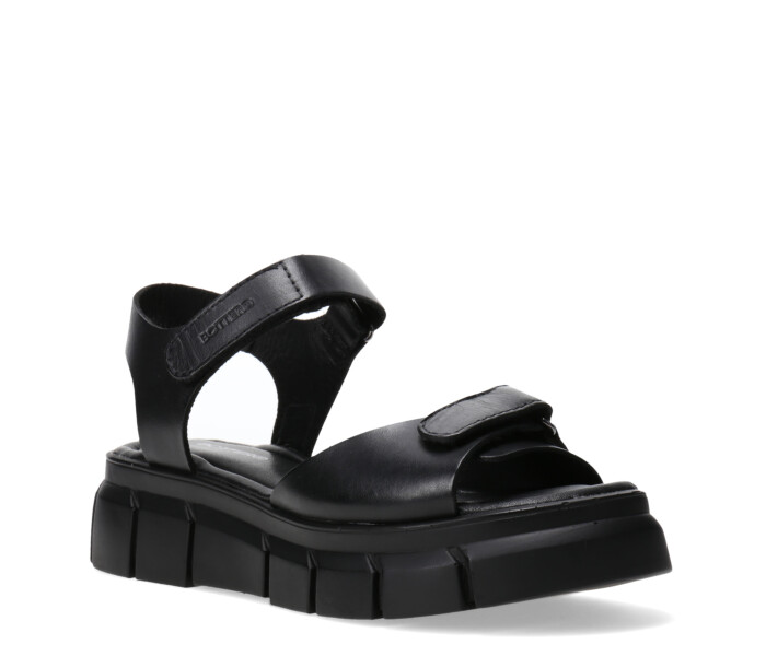Sandalia de Mujer Bottero s dos velcros Negro