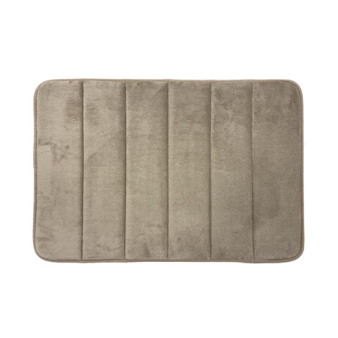 Alfombra Baño con Memoria Home Class Microfibra 43 x 61 cm BEIGE