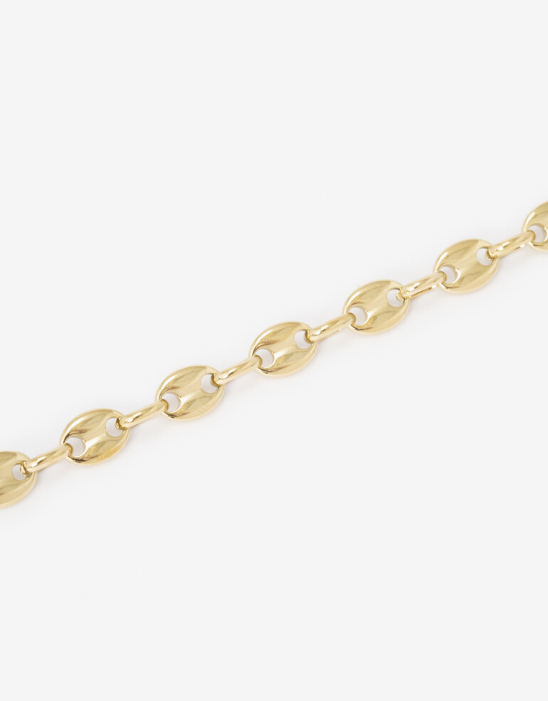 Collares Cortos Metal Collar Corto De Acero - Dorado
