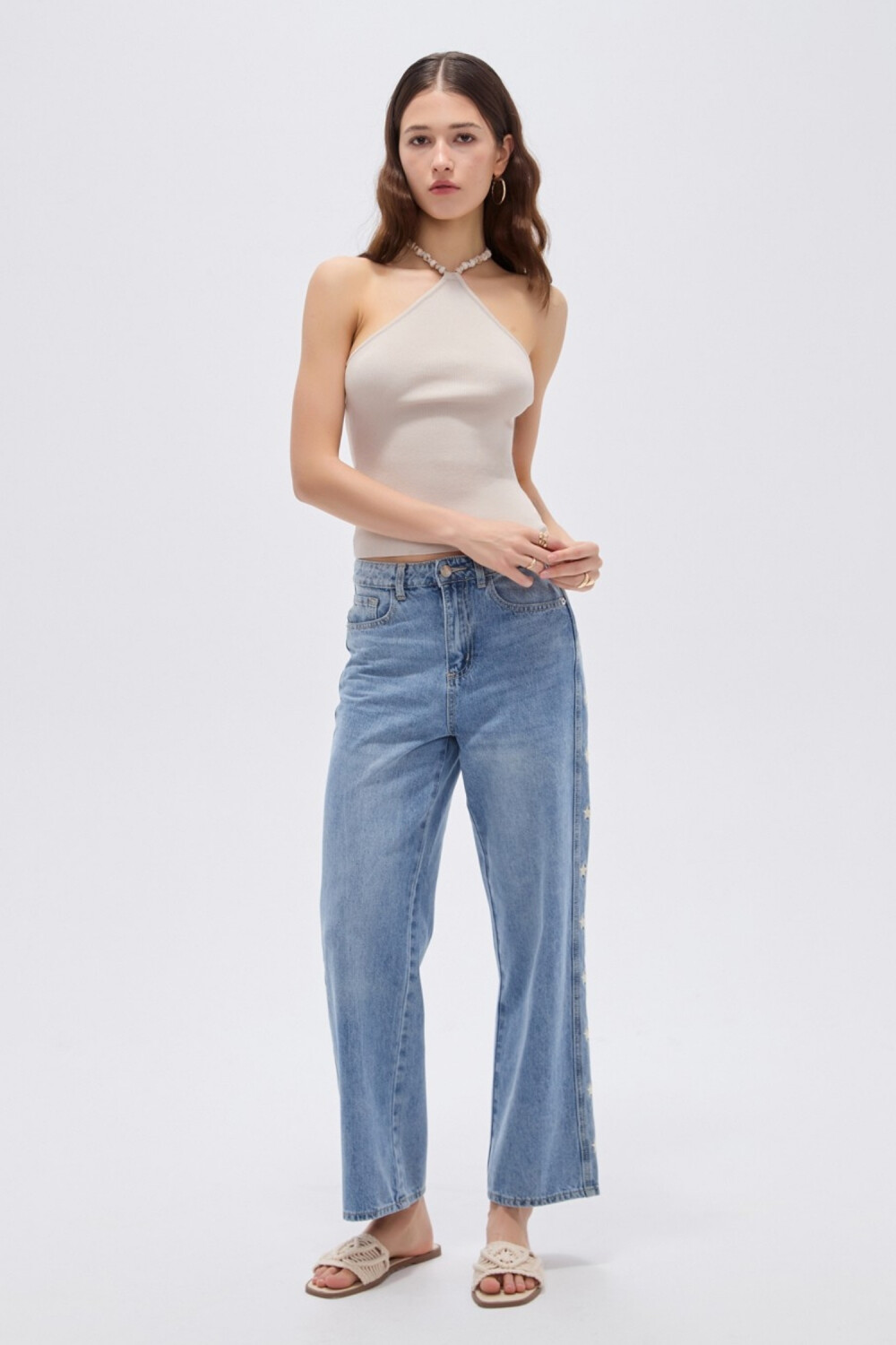 Pantalon Zilo Azul Medio
