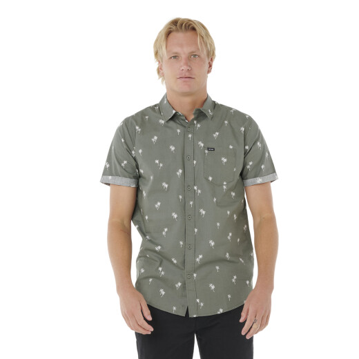 Camisa Rip Curl Paradise Palms - Verde Camisa Rip Curl Paradise Palms - Verde
