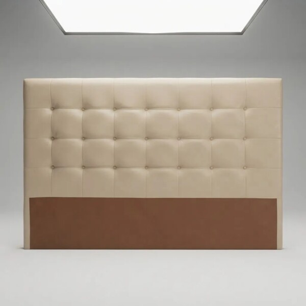 RESPALDO 2 PLAZAS (1.60 MTS) - TAPIZADO PVC COLOR MARFIL RESPALDO 2 PLAZAS (1.60 MTS) - TAPIZADO PVC COLOR MARFIL