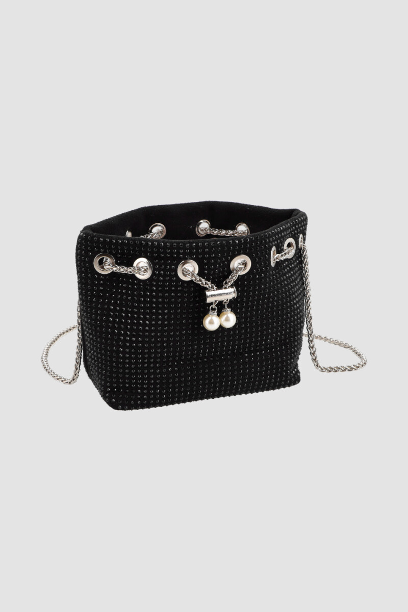 Bolso fiesta tachas - Negro 