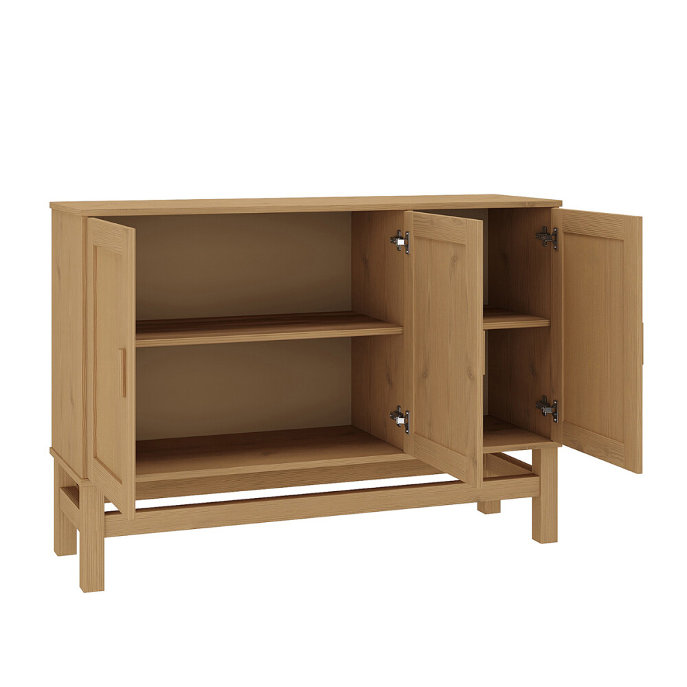 APARADOR BUFFET BARGUEÑO DE 3 PUERTAS EN MADERA MACIZA APARADOR BUFFET BARGUEÑO DE 3 PUERTAS EN MADERA MACIZA