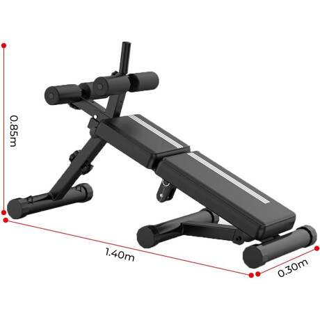 Banco Abdominal Plegable Multifunción Regulable Gym004202