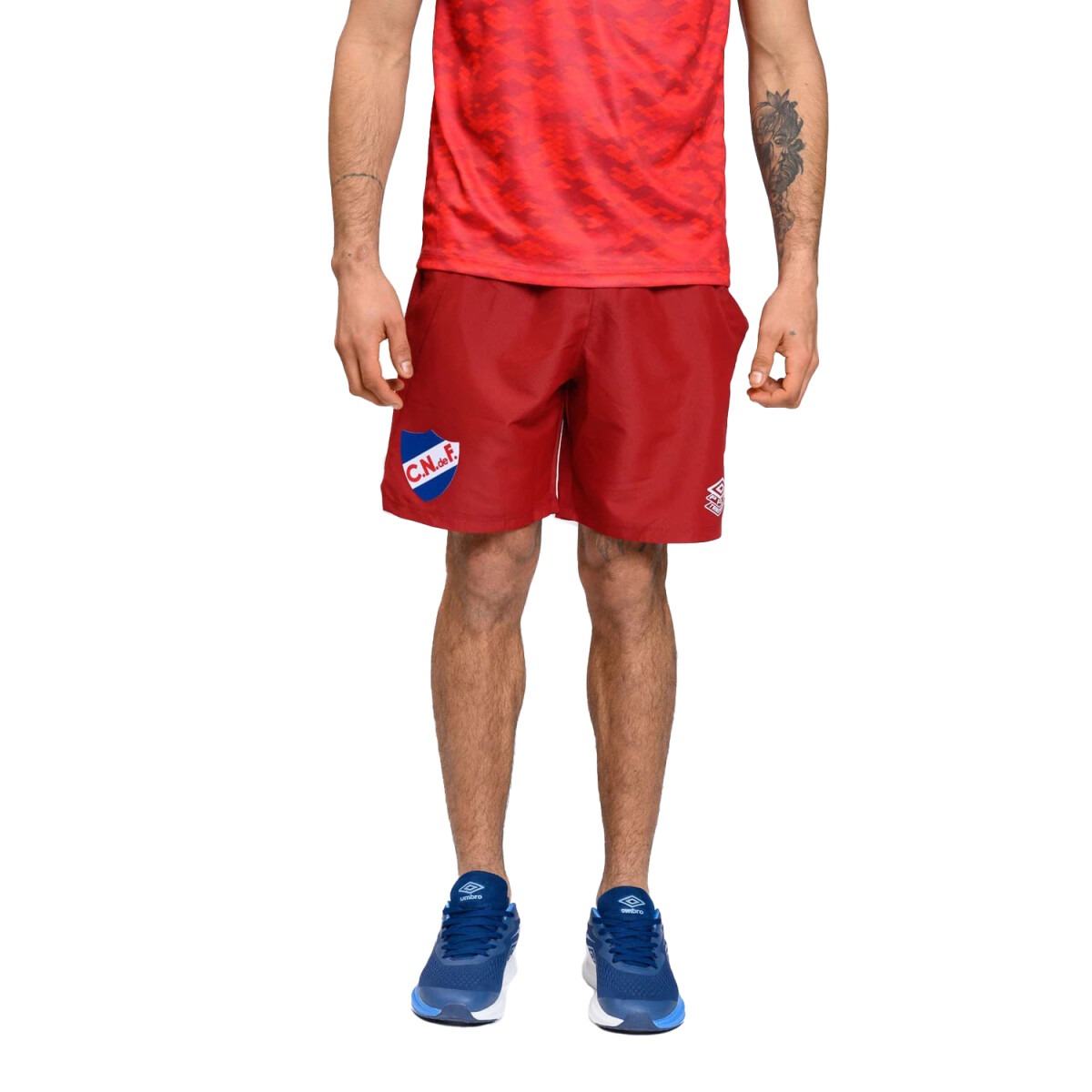 Bermuda de Hombre Umbro Nacional Trainining Camo Ref.N56003 - Bordó 