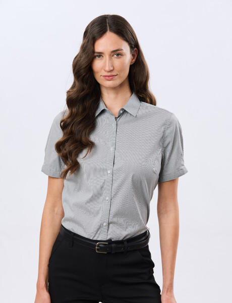 CAMISA RAYADA Negro