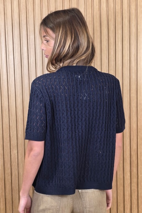 Cardigan Mora Azul Marino