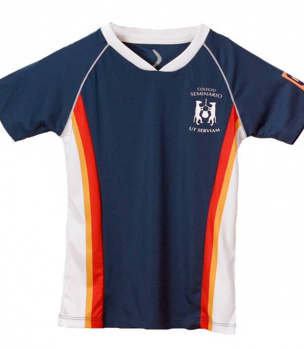 Remera Hockey Colegio Seminario Stone blue