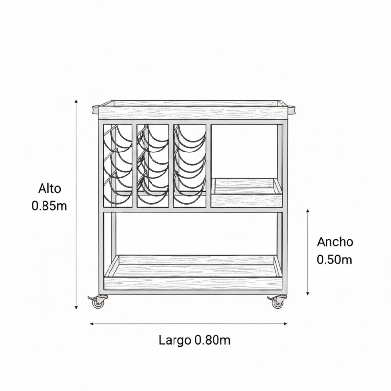 CARRO BAR CB004 (CD) Unica