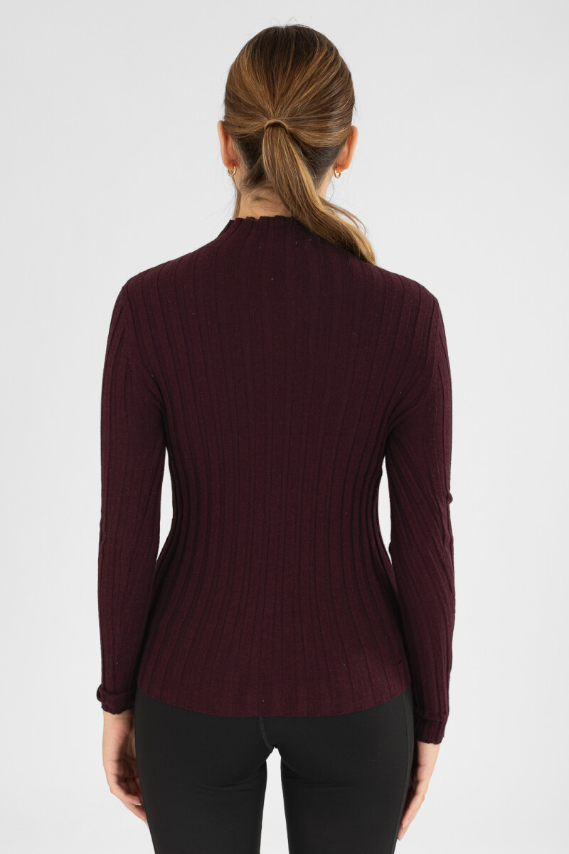 Polera tote Bordeaux