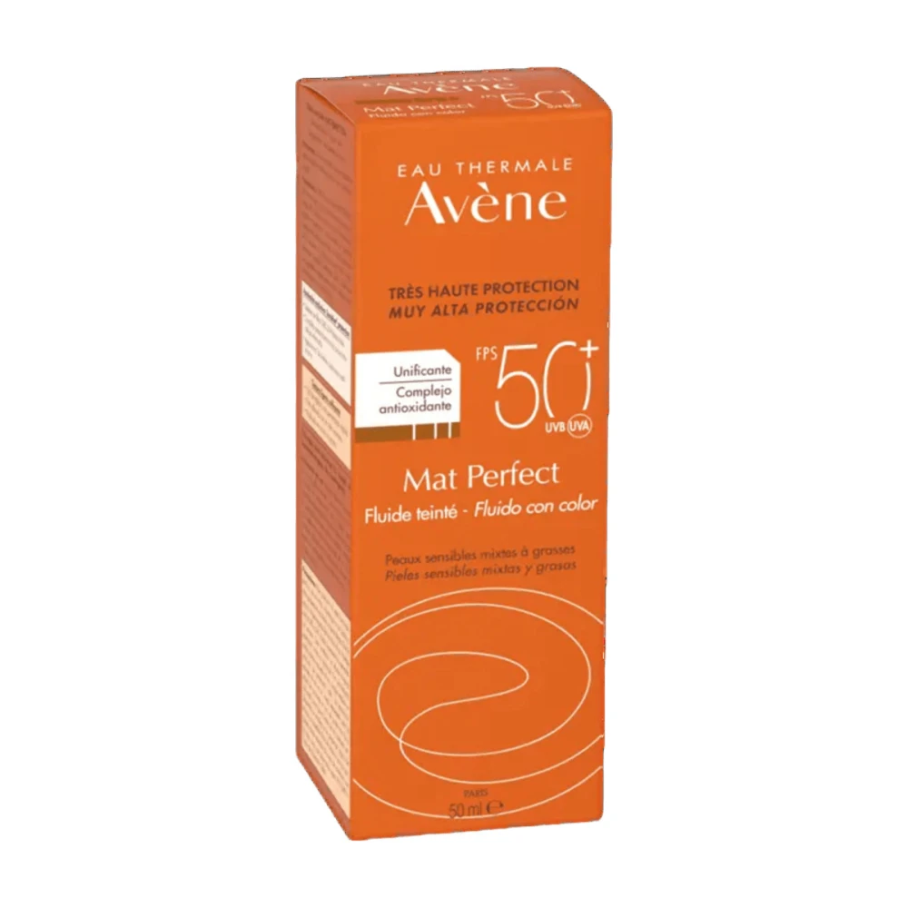 AVENE SOLAR MAT PERFECT FLD C/COL SPF50+