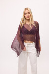 Poncho Sevilla Fucsia