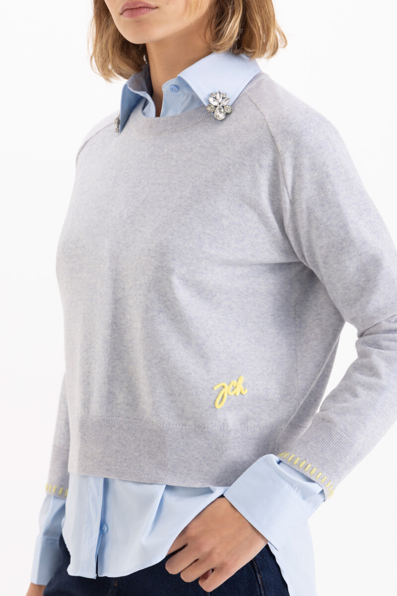 SWEATER MELODY Gris