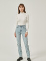 Pantalon Sabina Azul Grisaceo