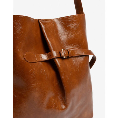 Saca Efecto Gastado Marron Camel