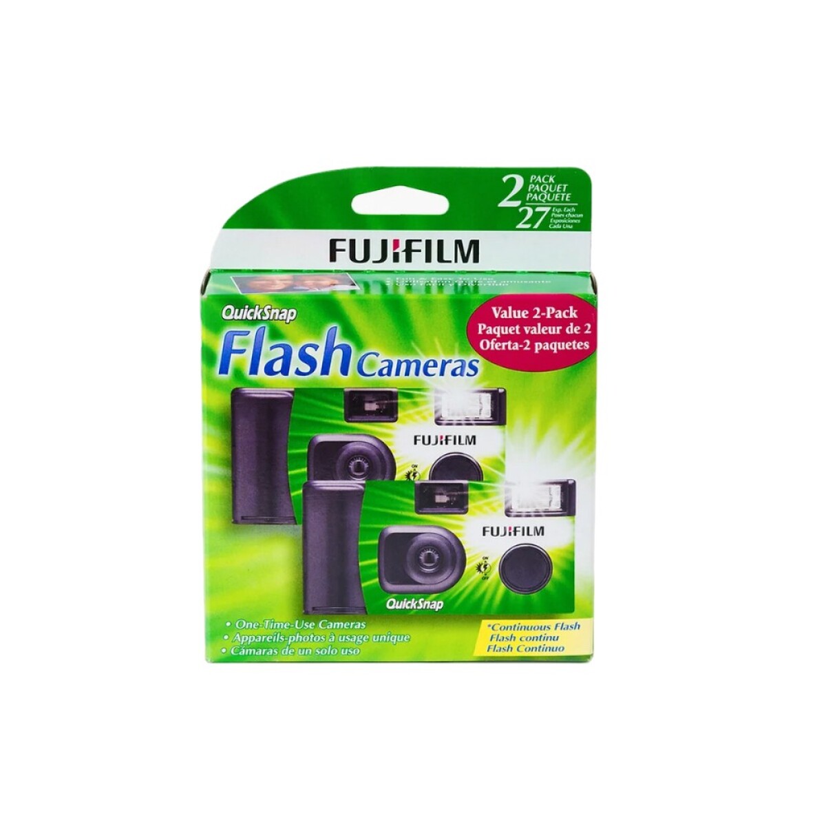 CAMARA FUJIFILM QUICKSNAP FLASH 400 UN SOLO USO PACK 2 UD 