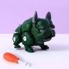 Juguete De Ensamblado - Bulldog Francés - Verde Juguete De Ensamblado - Bulldog Francés - Verde