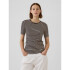 SS MOD CREW BROWN STRIPE