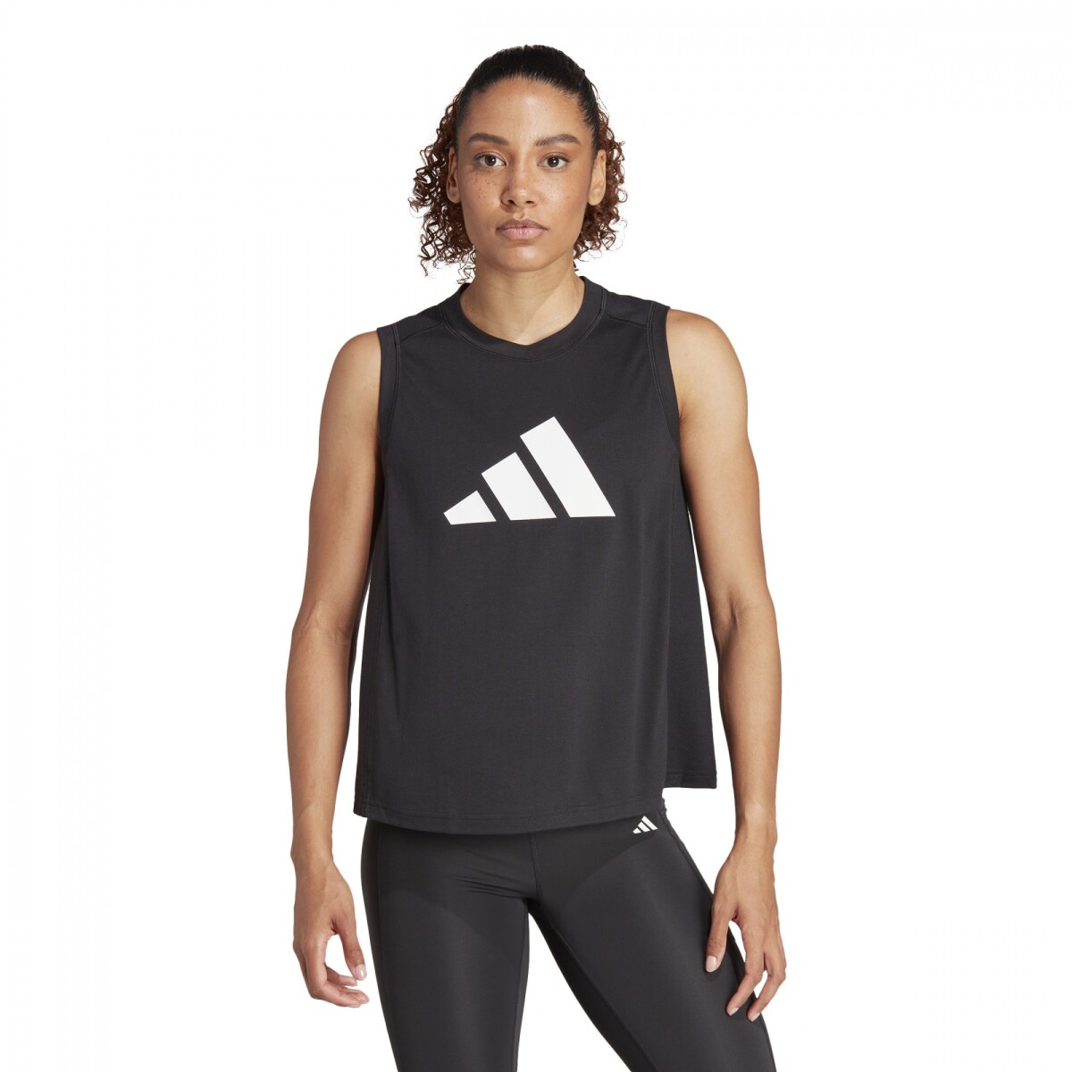 Musculosa de Mujer Adidas TR Adidas - Negro - Blanco 