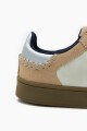 Zapatilla combinada beige