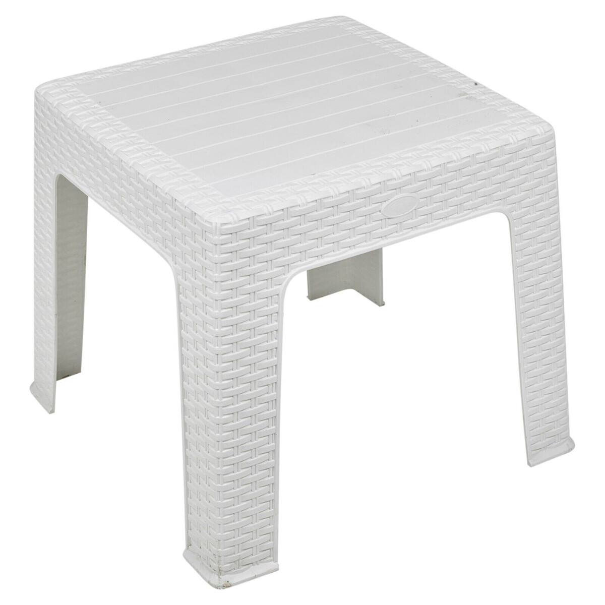 Mesa rattan - BLANCO 